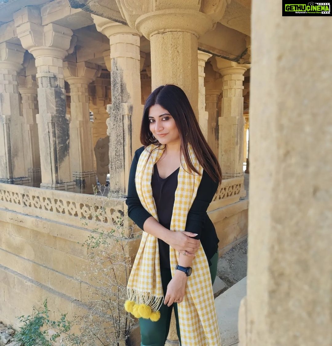 Sandipta Sen Instagram - #jaisalmerdiary #barabaghjaisalmer Thank you for the clicks @sudip.chitta.sarkar 🤗
