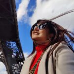 Sandipta Sen Instagram - Sandipta in Paris❤️ 5th October 2022😍 #triptoeurope #europetrip2022 #parisdiary #parisfrance #travelling Eiffel Tower - Paris, France