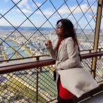 Sandipta Sen Instagram - Sandipta in Paris❤️ 5th October 2022😍 #triptoeurope #europetrip2022 #parisdiary #parisfrance #travelling Eiffel Tower - Paris, France