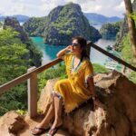 Sandipta Sen Instagram - “Allow nature’s peace to flow into you as sunshine flows into trees.” #sealovers #nature #naturelovers #philippinestravel #philippines🇵🇭 #coron #travel #traveldiaries #instagood #instapost #instadaily #instalike #instagram #bengaliactress #sandiptasen Kayangan Lake, Coron Palawan