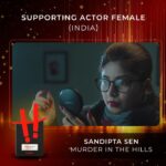 Sandipta Sen Instagram - #MurderInTheHills থেকে Dr. Neema Pradhan-এর প্রেমে পড়েছি আমরা সবাই! Congratulations to @sandiptasen for winning the Best Supporting Actor Female (India) at #hoichoiAwards2021. @iammony @vishnumohta