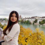 Sandipta Sen Instagram - The fall 🍁and me❤️ #throwback #roombalcony #throwbackmemories Basel, Switzerland
