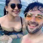 Sanjay Gagnani Instagram - And we will travel together and just be in love forever ♾♥️🦋 @sanjaygagnaniofficial 😘 #anniversaryvacation #thailand #phuket #phiphiisland #jamesbondisland #poonjay #forever Phi Phi Island, Phuket Thailand