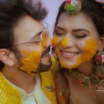 Sanjay Gagnani Instagram - Love is the Colour of Our Heart’s Rainbow 🌈❤️💛 #frommeandmine #toyouandyours #happyholi