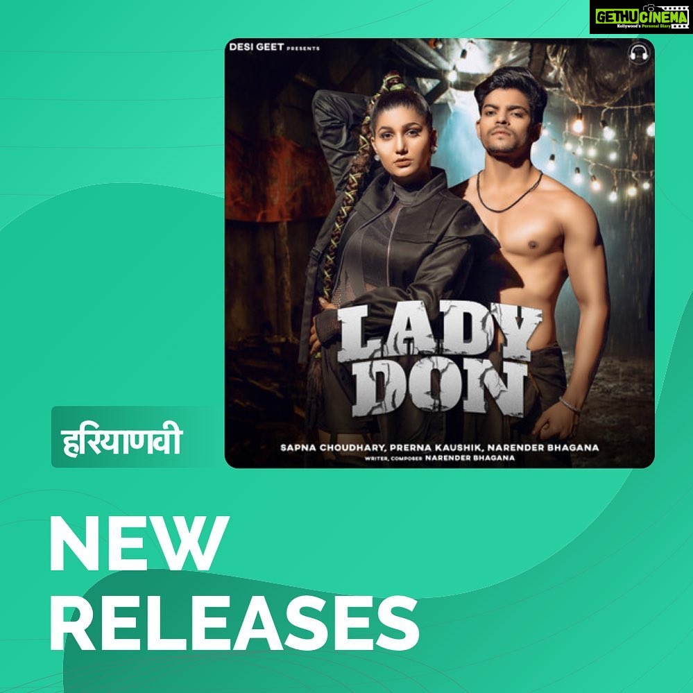 Sapna Choudhary Instagram - Don’t miss out on the latest release by @itssapnachoudhary on Gaana ad free and in HD quality. Link in bio to download the app now.
