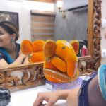 Sapna Choudhary Instagram - Jay shree Ganesh 🙏🙏 #ganpationreels #createyourganapti #ecofriendlyganpati #thankgodforeverything
