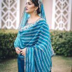 Sapna Choudhary Instagram - क़यामत से क़यामत तक ……..😂 Wearing 👗 @styleinhand6 Earrings by @ratnavati_collection09 #suit #suitlover #blue #colourful #desigirl #desiqueen #sapnachaudhary #beingdesi #beingharyanvi #goat #positivevibes #thankgodforeverything
