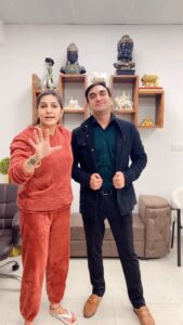 Sapna Choudhary Instagram - Ghani tej lag gayi bhai 🤣 @itssapnachoudhary #lalitshokeen #lshokeenfilms #comedy #haryana #haryanvi