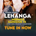 Sapna Choudhary Instagram - Take a listen 🎧to @itssapnachoudhary’s #LehangaMehngaBandookTe and create you reels 🎥 & make sure to @ us. @manishasharmaofficial_ @aakash_khatri___ @rk_crew_real @parhladphagna @nareshkaka @kakafilms #ManishaSharma #sapnachaudhary #newharyanvisong #tseriesharyanvi #tseries