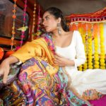 Sara Gurpal Instagram - The new Basira collection is now live at @thessarasshop. Check it out . . . 📸@maniksharma.cc Vocals : @alibrothersofficial Make up ; @makeupbyshubhdeepgill Concept n styling : @simran_k_15 Accessories: @theurbanglitter Make up second Half: @kritikaaguptaa_ Hair : @offcial.hairstylist_harry