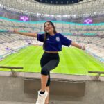 Sara Gurpal Instagram - A Dream semi finals #fifaworldcup 🇦🇷 v 🇭🇷 #TEAmo @leomessi @afaseleccion #fifaworldcup2022 #fifa Lusail Stadium