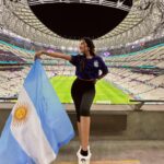 Sara Gurpal Instagram - A Dream semi finals #fifaworldcup 🇦🇷 v 🇭🇷 #TEAmo @leomessi @afaseleccion #fifaworldcup2022 #fifa Lusail Stadium