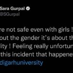 Sara Gurpal Instagram - I request you guys to not share any videos if you receive on your social media handles or WhatsApp!! #JusticeForCUgirls