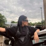 Sara Gurpal Instagram - Note to self.. must get more black. ☠️👽 . . . Dedicating this picture to @blackmusic_india