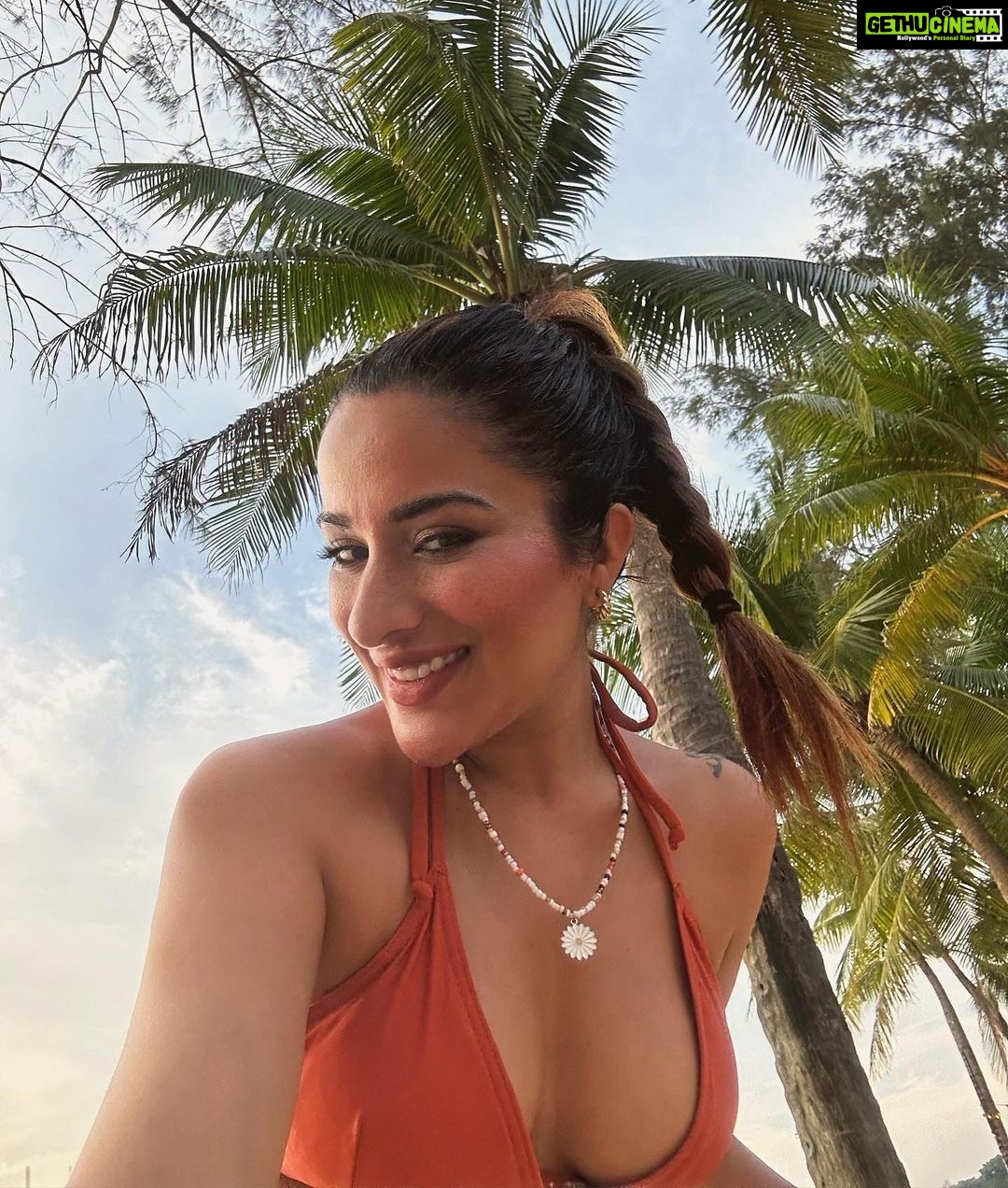 Sara Gurpal Instagram - #SaraKehndi #Beaches or mountains ??