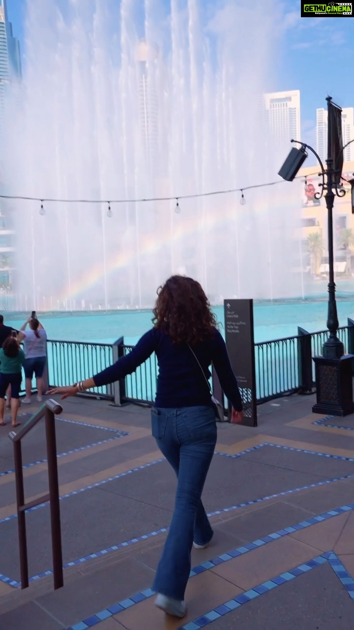 Sargun Kaur Luthra Instagram - Life is so endlessly beautiful #rainbowspotted #beauty #nature #unbelievable 🌈 Dubai UAE