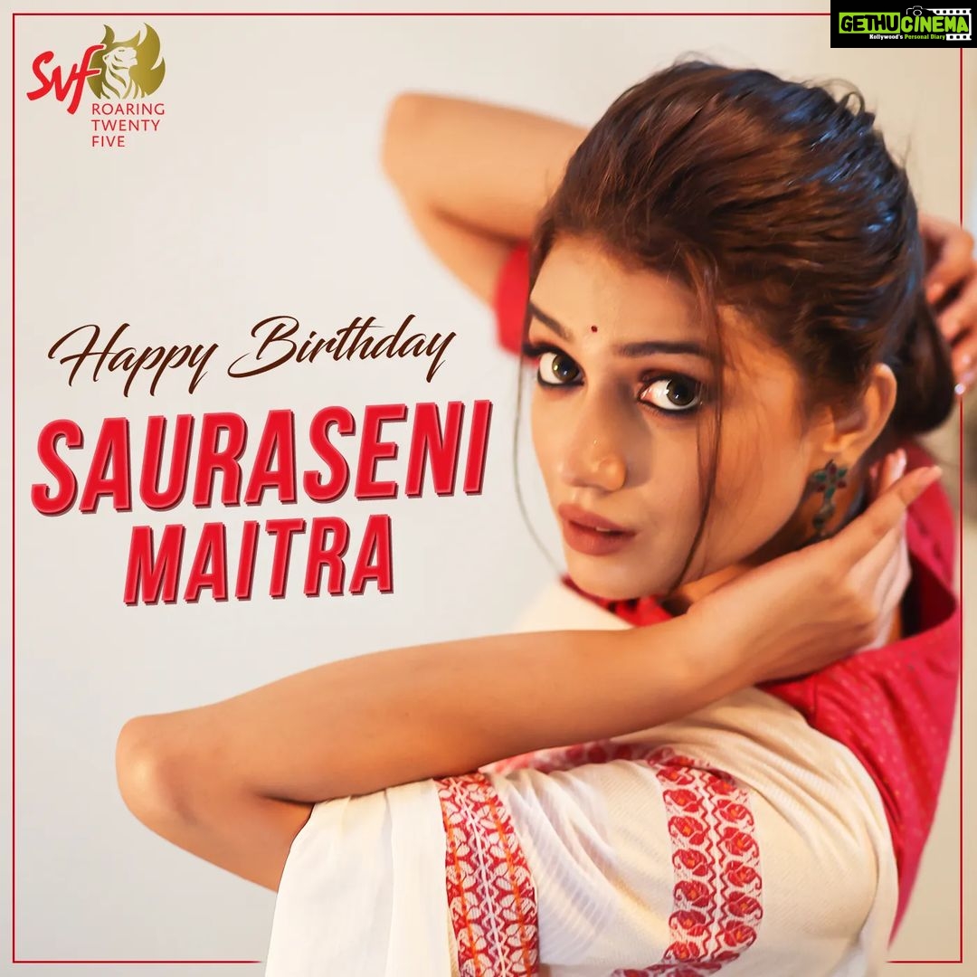 Sauraseni Maitra Instagram - আমাদের মিষ্টি মেয়ে @sauraseni1 -র জন্মদিনে অনেক শুভেচ্ছা ও ভালোবাসা ❤️ তোমার আগামী দিনগুলো হোক আরো উজ্জ্বল ও রঙিন। #HappyBirthdaySauraseniMaitra