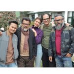 Sauraseni Maitra Instagram - Gangtok e gondogol 💜 @zee5_bangla #shabashfeluda #feluda #bts #gangtok #day1 #photodump Eco Adventure Resorts - The Temi Bungalow, South Sikkim