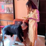 Sauraseni Maitra Instagram - Bhaiphonta ‘22 🌺🌻 #bhai #bhaiphota #bhaidooj #brothersisterlove #bonding #fam