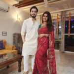 Sayantani Ghosh Instagram - 🌟 शुभ दीपावली 🌟 . . @anugrah0070 #diwali #diwalicelebration #bestwishes #festiveseason #festival #indianfestival #diwali2022 #diwalidecorations #familytime #joy #together #happiness #love #husbandandwife #couple #blessings #haveagreatday #light #lights #diya #instalike #instadaily #anugrahtiwari #sayantanighosh ❤️