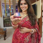 Sayantani Ghosh Instagram - 🌟 शुभ दीपावली 🌟 . . @anugrah0070 #diwali #diwalicelebration #bestwishes #festiveseason #festival #indianfestival #diwali2022 #diwalidecorations #familytime #joy #together #happiness #love #husbandandwife #couple #blessings #haveagreatday #light #lights #diya #instalike #instadaily #anugrahtiwari #sayantanighosh ❤️