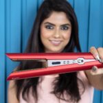 Sayantani Ghosh Instagram - 💋Happy Hair Days with @dyson_india @dysonhair #dysonindia #dysoncoralle #dysonhair #gifted . Dyson's my absolute go-to no matter where I'm headed. After using #DysonCorrale my hair looks & feels softer, smoother & less damaged. I'm saying #GoodbyeExtremeHeat ❤️