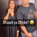 Sayantani Ghosh Instagram - Shaadi Ya Dhoka?🤣 @sid_kannan @sayantanighosh0609 . . #SiddharthKannan #SidK #SayantaniGhosh #comedy #funny #funnyreels #reels #explorepage Mumbai - मुंबई