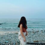 Shafaq Naaz Instagram – You, me, and the sea🤎 🦋🤎 Muscat, Oman