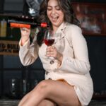 Shafaq Naaz Instagram – Save water 
Drink wine 😶‍🌫️