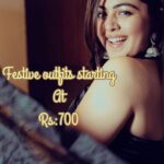Shafaq Naaz Instagram - Here’s proof that you don’t need to break your bank to look beautiful for the festive occasion! I put together these beautiful looks that I bought locally and styled them up my way! You can do it too! #vocalforlocal . . Look 1 black saree Rs:900 Jewellery-@amaltas.jewels X @publiquedom . . Look 2 pink Saree - Rs:700 Jewellery - personal collection . . Look 3 - @kamli_traditional Jewellery - personal collection Videographer - @surai_yadav06 Editing by - me Makeup & Hair - @jidnyasa_makeup Della Adventure & Resorts