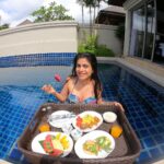 Shenaz Treasurywala Instagram – What’s your favourite food? What did you eat for lunch? 
And
Did it come floating to you on a tray in a swimming pool? 

Mine didn’t float to me in the Mumbai Rains either. This happens in Thailand or Bali or the Philippines. 

 Photo is from Phuket Thailand where I was pre covid 😍 #travelwithshenaz 

 Phuket has some unbelievable villas at great prices. #amazingthailand 

@meiticketworld2015 – travel agent does this property @thepavilionsphuket 

#thepavilionsphuket #phuket #floatingbrunch 
.

@goproindia Phuket, Thailand