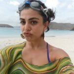 Shenaz Treasurywala Instagram – Who else is missing the sun, sand, an exotic island and a dip in the sea? 
Today, I’m taking you to my time in Saint Thomas, U.S. Virgin Islands. On this day, I was by myself wandering around the Caribbean paradise exploring the stunning beaches tasting the local food. I was at peace and happy. #stthomas #carribean #travelwithshenaz #travelhotelsmiles #sunsandsea Saint Thomas, US Virgin Islands