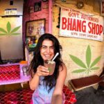 Shenaz Treasurywala Instagram - Have you ever tried Bhang? What was your experience? Did you go to the moon 🌓? This is Mr Bhang in Jaisalmer. He’s the most famous Bhang seller in Rajasthan and perhaps India. Anthony Bourdain was here too once. What a character he is :) #holi #holi2020 #bhang #bhanglassi #travelwithshenaz #travelhotelsmiles #GoPro #goproindia  #jaisalmer #jaisalmerdiaries #rajasthan Ootd : @ashnavaswaniofficial