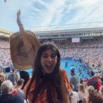 Shenaz Treasurywala Instagram - I’m so thrilled to be here at the Australian Open but I know my Dad is even more thrilled to see me here as he is a huge tennis fan. Hopefully next time I will be able to bring my dad and mom too! ♥️ I am so grateful to Kia for bringing me here. This whole experience has inspired me to continue to follow my passions and has affirmed that I am on the right path. @kia.worldwide @australianopen #Kia #MovementThatInspires #ad