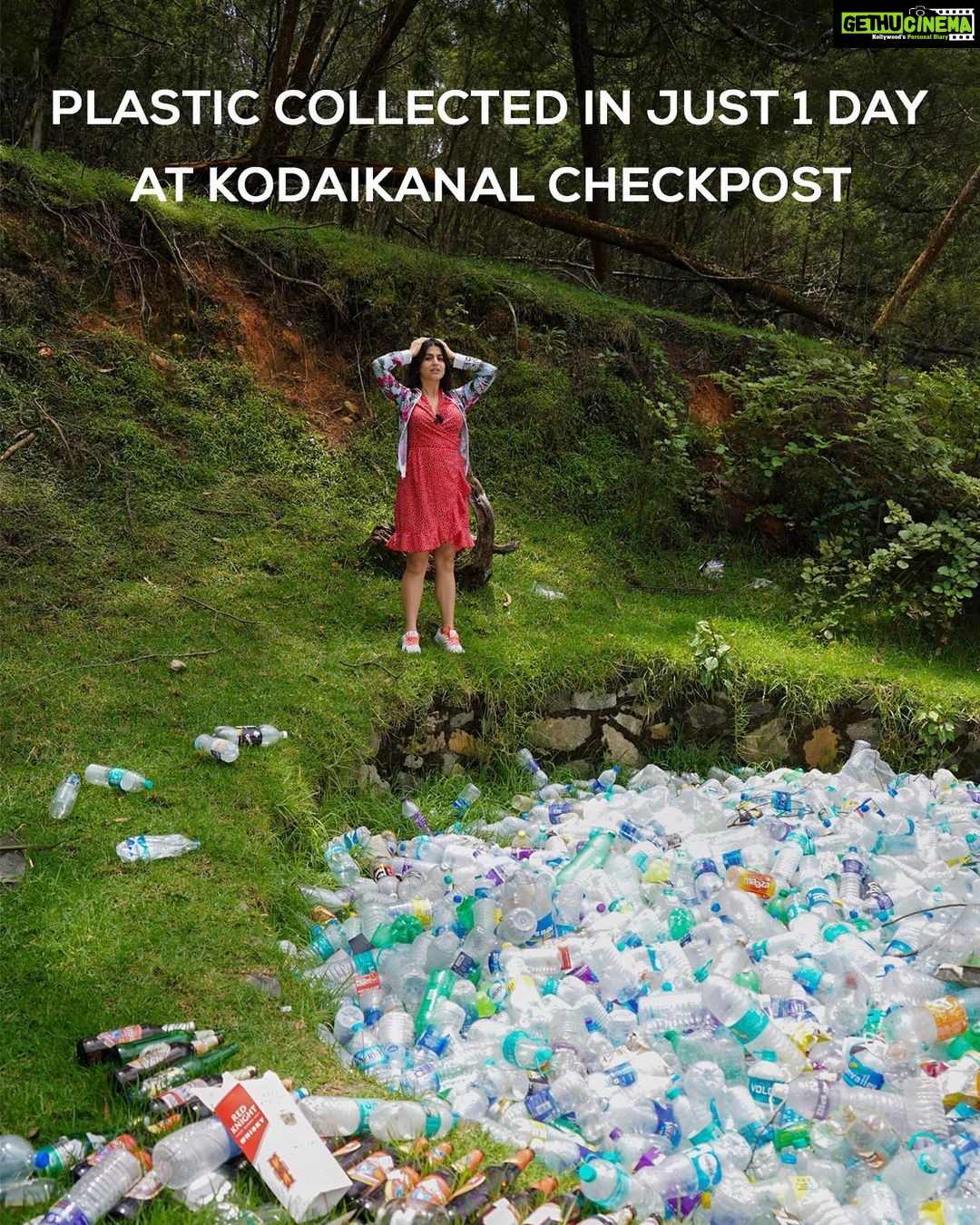 Shenaz Treasurywala Instagram - Let’s find a solution please!!! I try to understand why people consume so much plastic without being embarrassed or feeling guilty, I can’t seem to find the answer. Much like I still can’t find the answer to why people eat pineapple on pizza or ketchup with eggs. Khair, eating that is still an acceptable crime but using plastic is just not okay. This plastic was collected in one day at the checkpoint in Kodaikanal before entering the Pine Forest and still even after all the checking there were plastic wrappers in the Pine Forest !! Hoping for the day all of this changes and the only thing unacceptable we do is eat pineapple on pizzas. I always carry my own bottle when I travel and fill it up at restaurants and hotels whenever I get a chance. Perhaps you can do the same??? #plastic #plasticfreeworld #whyuseplastic #travelromancesmiles Kodaikanal, tamil nadu