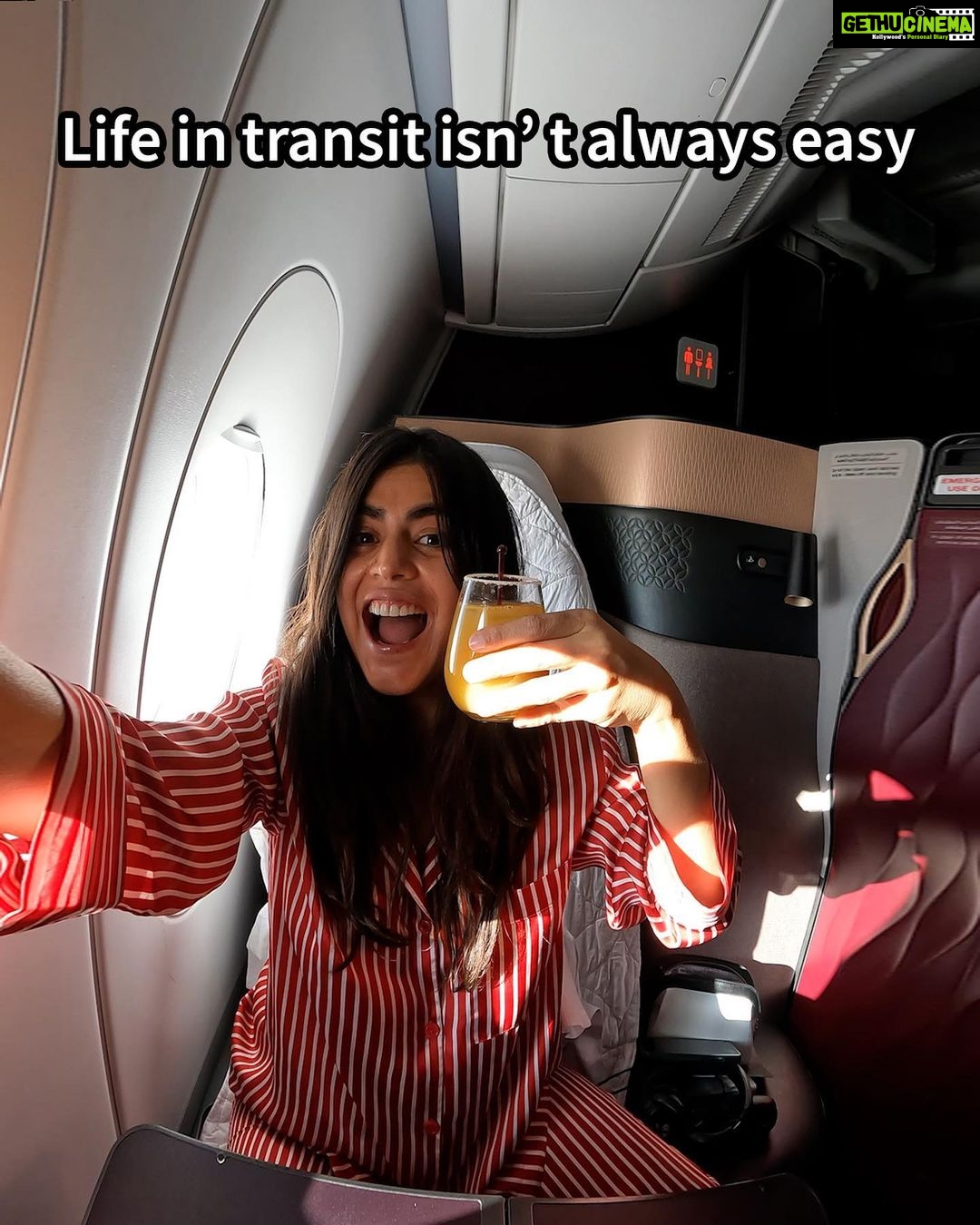 Shenaz Treasurywala Instagram - On board @qatarairways Qsuite As glamorous as it looks, it can also get lonely and exhausting on the road. Also all the time I spend editing the content leaves little time for me to just chill with friends. I sometimes feel that I have many friends but not too many deep friendships. Maybe it’s because I move around a lot. Maybe it’s because I’ve lived in different cities. Maybe it’s because I really enjoy spending a lot of time alone. What about you? Tell me about your friendships and deepest closest friends? #friendship #bffs❤️ #solotraveler #travelromancesmiles India