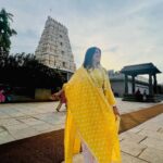 Shenaz Treasurywala Instagram - Good morning from Kanchipuram, the land of a 1000 temples! 80 km from Chennai, Kanchipuram, every street has a different temple. Of the 108 holy temples of Lord Vishnu -14 are located here! A typically hectic modern town, it's also famous for its Kanjivaram sarees! I am here to explore the temples and learn more about Kanjivaram sarees. Which temple should I explore first? What else can I do here in Tamil Nadu? Suggestions please!!! 👗 @shopmulmul @styledbyzainabb #chennadiaries #explorechennai #kanchipuram #Travelromancesmiles Kanchipuram, Tamil Nadu