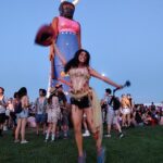 Shenaz Treasurywala Instagram – I am at Coachella  Music & Arts Festival which has returned after 2 years because of Covid. Today I want to show you the art at Coachella. 

Pic 1. I’m standing under La Gaurdian: This one provides strength, protection and love, looking after refugees around the world. 

Pic 2. Circular Dimensions: Wait till I show you the reel with the 2 DJ making live tracks on either side of the dome.

Pic 3. The Mutts: We can learn a lot from dogs- joy, lust for life, loyalty, affection. The dog silhouettes are built with steel frames and filled with a variety of colorful plants- i love this one most because it’s recyclable and it has plants growing out of it so it is giving life as well as art!!! 

Pic 4. The Windmill, The Igloo- this one depicts different cultures and peple, regardless of age or background coming together at the festival.

Pic 5. The Playground:  provides with four 42- to 56-foot steel towers with benches and piazzas connected by skybridges. It is in the center of Coachella and is a good meeting spot. 

Pic 6. This seven-story, multi-colored spiral tower known as “Spectra” has been at Coachella since 2018, and we festivalgoers walk the spiral stairway to the viewing deck at the top of the structure for a 360° view of the festival. 

Pic 7. The Cocoon – imagine when people look up and marvel at a spaceship as it landed. Also imagine music is the common language of communication between the aliens and us. That’s what the designer is aiming at over here. 

Which one is your favourite???
What more do you want to see of Coachella??
#coachella2022 #artfestival #travelromancesmiles #coachellaartandmusicfestival Coachella Music Festival