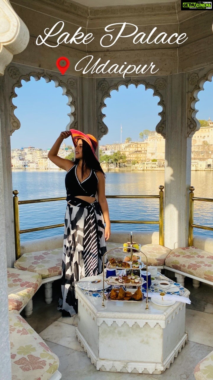 Shenaz Treasurywala Instagram - What's the most romantic hotel you've been to in India? When I was 7 years old I went with my mom and her friend, Bubbly Aunty to Udaipur. We were in some hostel type place and I still remember looking at awe at the palace in the middle of the lake. I asked mummy if we could go. She said, "not possible", it's the summer palace of the king. Today I'm here and I'm taking you to see what's inside because I'm sure, like me, you too have wondered- what's in there?? The property, the staff, the food and the feel, everything is so classic. It's not as new or modern as the other hotels, it has a very old world charm. The best part is - the way they treat you, it's what makes all the difference. If you wish to treat yourself in a royal way do visit Taj Lake Palace. Just the high tea there was an experience of a lifetime!! ❤️ Next time I hope I can show you the rooms :) #udaipurdiaries❤️ #lakepalaceudaipur❤️ #travelromancesmiles #rajasthanvibes Taj Lake Palace, Udaipur, India