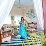 Shenaz Treasurywala Instagram - Do you like to stay in old heritage hotels or new modern swanky ones? It was SO HOT, I jumped into the pool with my dress on 😎 Welcome to the most instagramable home in Jodhpur! The Daspan House. A 1921 home turned into a vibrant hotel in Jodhpur. I love the mix of the old heritage home and the new fittings and modern flooring!!! Perfectly designed. If you don't stay here, at least go for a meal or a drink when in Jodhpur! I loved my time at Daspan. The two handsome young, hospitable men who run the place were the cherry on top ;) @daspanhousejodhpur #heritagehotels #swankyhotels #jodhpur #travelromancesmiles