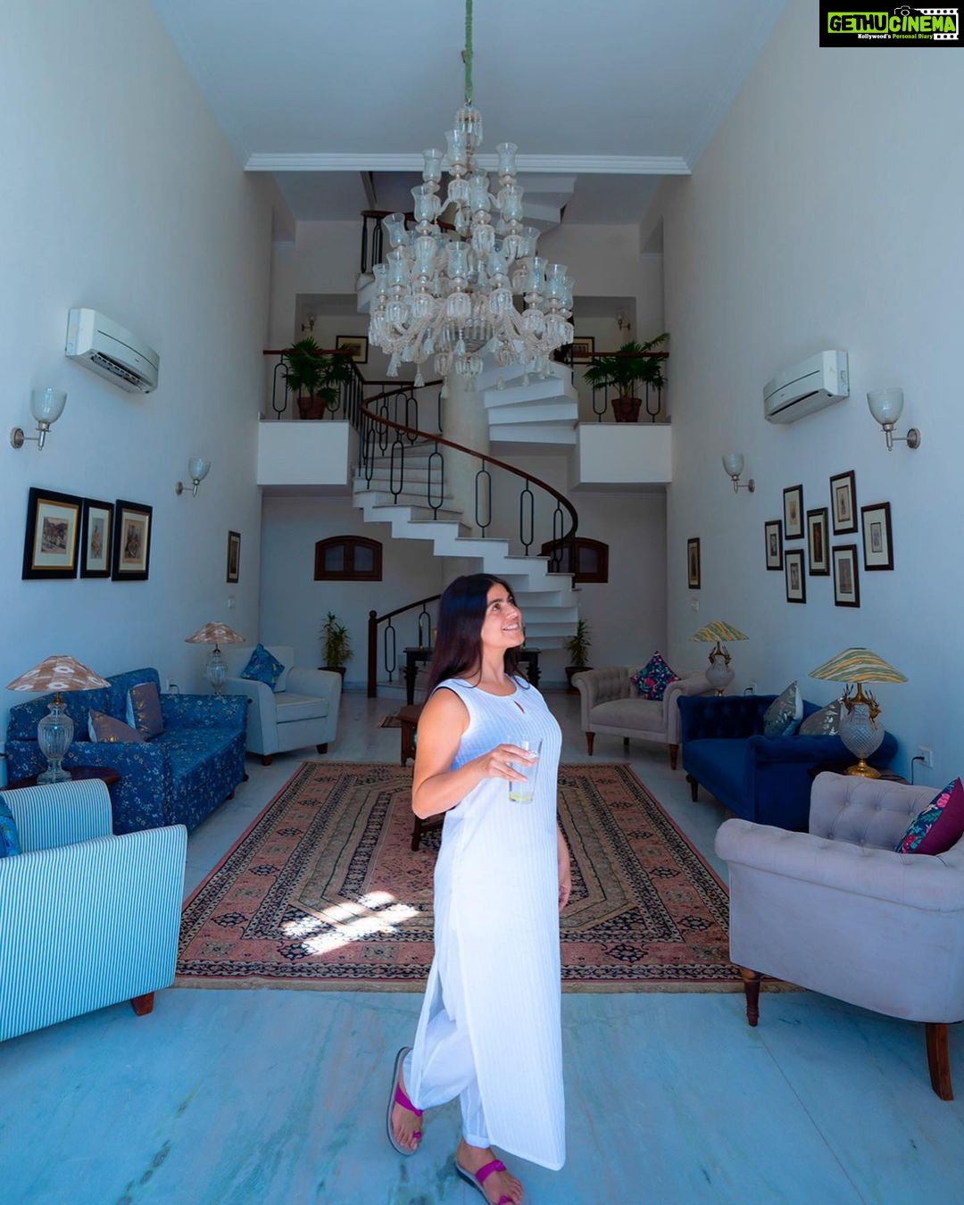 Shenaz Treasurywala Instagram - Do you like to stay in old heritage hotels or new modern swanky ones? It was SO HOT, I jumped into the pool with my dress on 😎 Welcome to the most instagramable home in Jodhpur! The Daspan House. A 1921 home turned into a vibrant hotel in Jodhpur. I love the mix of the old heritage home and the new fittings and modern flooring!!! Perfectly designed. If you don't stay here, at least go for a meal or a drink when in Jodhpur! I loved my time at Daspan. The two handsome young, hospitable men who run the place were the cherry on top ;) @daspanhousejodhpur #heritagehotels #swankyhotels #jodhpur #travelromancesmiles