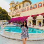 Shenaz Treasurywala Instagram - What are your favourite hotels in India? For me - There's nothing like staying in these Grand Palaces in Rajsthan- modern amenities with an old world charm. This is the pool at the Shiv Nivas Udaipur which is in the City Palace. The Maharana lives here too!!! Should I say hello? ☺️ @shivniwaspalaceudaipur @hrhhotels #traveludaipur #udaipurpalaces #royallife #travelromancesmiles Shiv Niwas Palace - Grand Heritage