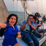 Shenaz Treasurywala Instagram - Leave a ❤️ for more day trips from Mumbai. The sailboat takes off from the Gateway Of India. You can book a sailboat for 4 or 6 people. Sunset time is best!!! Let me know in the comments if you would like the details on booking the sailboat. #sailboatrides #sunsetboatrides #travelromancesmiles #daytripsinmumbai