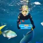 Shenaz Treasurywala Instagram - This is the best Sunday I ever had. Snorkeling, scuba diving and helicoptering all in one day at The Great Barrier Reef! How could it get any better? The colors of the coral was so shiny and bright and beautiful. Every-time I go diving I feel, this is what heaven must look like. I swam with turtles, sharks and hundreds of other fish but for me the coral 🪸 and the colours were the highlight. What a day! What an adventure 😍 I feel so blessed. I hope you’re having a good Sunday too. @queensland #thisisqueensland @sunloverreefcruises thanks @underwater_images for taking my picture.