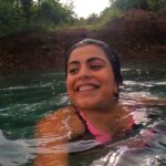 Shenaz Treasurywala Instagram - Where does your thrill in life come from? My 5 suggestions to bring back the thrill in life 1 Do something different when you wake up. 2 Get a makeover - change your hair, your wardrobe! 3 Go on a spontaneous trip - by yourself 4 Learn something new - new skill, language, hobby 5 Jump into an unknown quarry - like I just did ;) My thrill comes from discovering something new in nature. That’s what keeps me alive, that’s what keeps me glowing and happy. I need that adrenaline in my life. Is there anything as exciting as discovering a lagoon and jumping into the unknown? What keeps you going? We need a thrill every now and then to shake us up and keep us alive!!! What keeps you going? #quarry #goadiaries🌴 #unknownquarry #travelwithshenaz