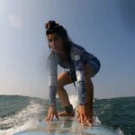 Shenaz Treasurywala Instagram - Yayyyy!! I'm getting better at this 🥰 hi everyone, happy Sunday!! A week ago I was at burnout and now I feel peaceful and calm again. And I owe that to this new hobby. I just took this whole week to take lessons every single day. And dedicating time to it and committing every single day is paying off. Today was my 6th day. I am no expert but I am feeling some confidence on the board now. My new year resolution is to take one week in every 2 months ( at least ) to dedicate to surfing 🌊 I also want to paint and learn the piano and tennis 🎾 2022 I'm coming for you!!! What new hobby do you plan to take up in 2022? When life becomes too overwhelming, hobbies help us relax. Doing something we enjoy outside of work can be beneficial for our mental health. So, let's all take up one hobby and commit to it ❤️ #hobbyforhealth #learningsurf #surfinghobby #travelromamcesmiles Goa, India