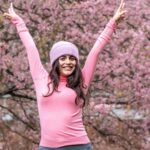 Shenaz Treasurywala Instagram - What is a wish that your parents have that you wanna make a reality?? My mom has only asked me for one thing - she said take me to Japan to see the Cherry Blossoms. 🌸🌸 So I was waiting for the right time ⏱to take her there but in the meanwhile I have discovered that you don't have to go all the way to Japan to see Cherry Blossoms. 🌸They are right here, in India, in Shillong Meghalaya!!! 😃 So I am bringing my parents here to see the Cherry Blossoms :))🌸🌸 Will take her to Japan too, hopefully soon!!!! #cherryblossom #cherryblossomseason #winterlove #travelwithshenaz