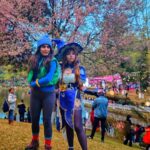 Shenaz Treasurywala Instagram - What type are you? The dressing up type or the type who likes to watch other people who are dressed up? I’m the people watching type :) not the dressing up type. 😂 This is Cosplay at the Cherry Blossom Festival.🌸🌸 Cosplay is when they dress up as characters from films and shows and anime. #cherryblossomfestival #travelwithshenaz #shillong #meghalaya Ward's Lake, Shillong