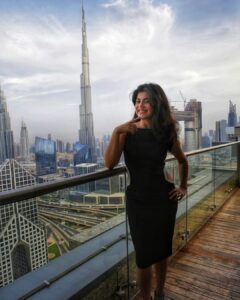 Shenaz Treasurywala Instagram - Tall buildings, Tall Trees, Tall Boys, Tall Girls or Tall Mountains- what's your favourite view? ;) Also tell me what else you like to do in Dubai. 

I can't choose between tall boys and tall trees 😅 ❤️

Here I have the view of the magnificent Burj Khalifa. 

World Records for the Burj Khalifa

Tallest building in the world
Highest number of stories in the world
Elevator with the longest travel distance in the world
Tallest service elevator in the world
What did I miss??

#visitdubai
#travelromancesmiles #traveldubai #burjkhalifa
@shaj_clicks thanksss for helping me! @visit.dubai