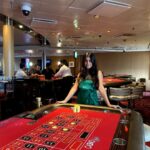 Shenaz Treasurywala Instagram - What does your Saturday night look like? Mine is posing by these tables trying my luck on this ship 😊 I usually always lose at these kind of games. What about you?? #travelwithshenaz #saturdaynight #weekendvibes #travelfun